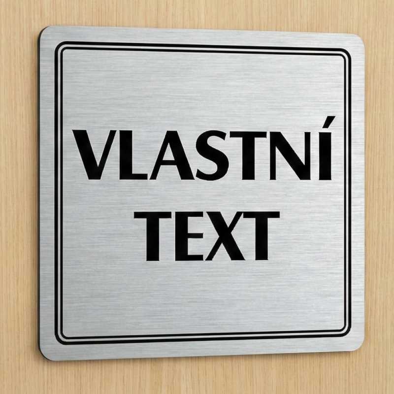 Váš text, 80x80mm, pergamen, Utah